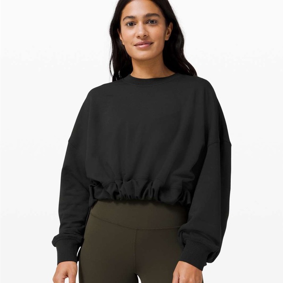 lululemon athletica Tops - Lululemon Bound to Bliss Pullover Black Size M/L